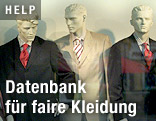 Schaufensterpuppen in einem Geschäft