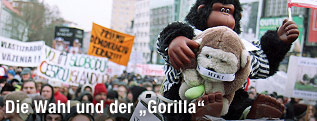 "Gorilla-Proteste" in Bratislava