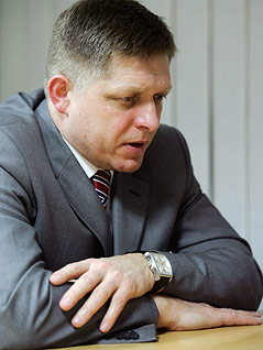 © Reuters/Radovan Stoklasa Slowakischer Politiker Robert Fico