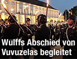 Zapfenstreich vor dem Schloss Bellevue