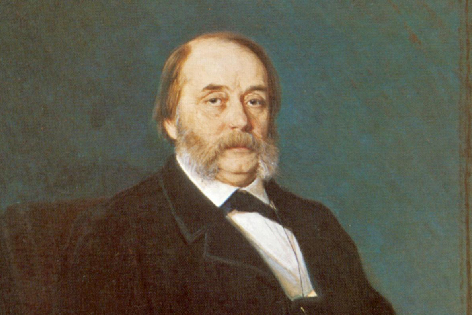 © Iwan Kramskoi Bild des alten Iwan Gontscharow von Iwan Kramskoi, 1874