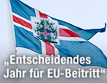 Isländische Flagge