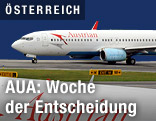 Flugzeug der Austrian Airlines