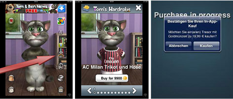 © Arbeiterkammer Wien Screenshots der Smartphone-Application "Tomcat"