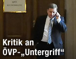 ÖVP-Abgeordneter Werner Amon telefoniert