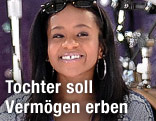 Bobbi Kristina Brown, Tochter von Whitney Houston, während eines Gesangauftritts