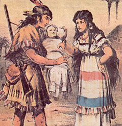 © Public Domain Die erste grafische Winnetou-Darstellung, aus dem Jahr 1879