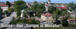 Ausblick auf die Stadt Sulina