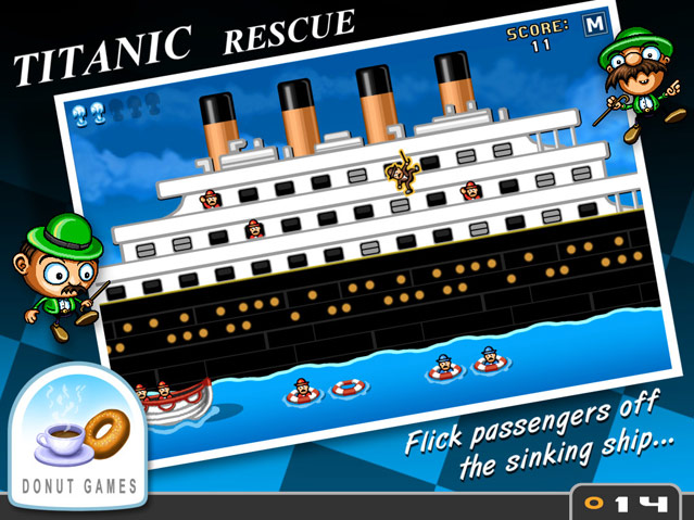 © Donut Games Screenshot aus dem Spiel "Titanic Rescue" von Donut Games