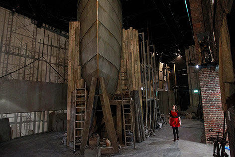 © AP/Peter Morrison Ausstellungsraum in der "Titanic Experience" im Hafen von Belfast