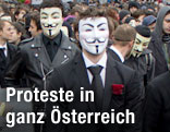 Demonstration gegen Vorratsdatenspeicherung