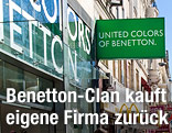 Benetton-Schild