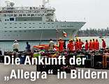 Gep&auml;ck der Passagiere des Kreuzfahrtschiffs "Costa Allegra"