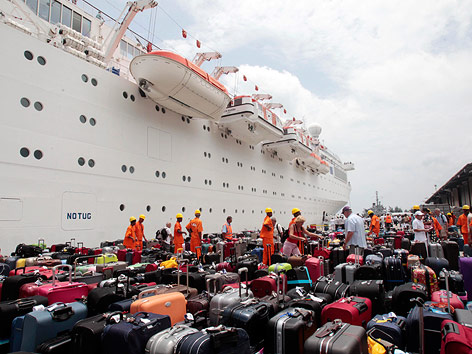 © AP/Gregorio Borgia Gepäck der Passagiere