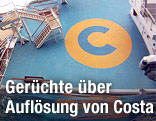Deck eines Costa-Schiffes