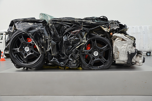 © ORF.at/Peter Prantner Kunstwerk der Car Culture Ausstellung in Linz