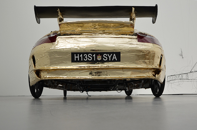 © ORF.at/Peter Prantner Kunstwerk der Car Culture Ausstellung in Linz