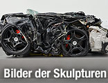 Kunstwerk der Car Culture Ausstellung in Linz