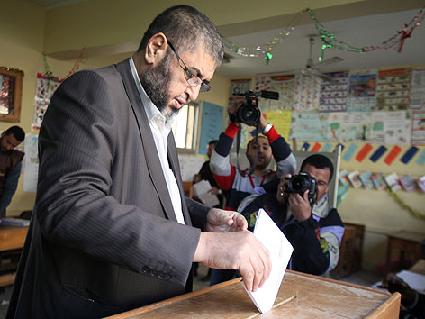© APA/EPA/Khaled Elfiqi Chairat al-Schater, Kandidat der Muslimbrüder
