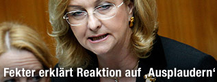 Finanzministerin Maria Fekter