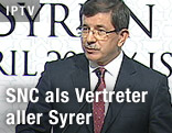 Der türkische Außenminister Ahmet Davutoglu