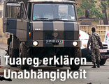 Soldaten auf den Straßen Bamakos