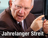 Deutschlands Finanzminister Wolfgang Schäuble