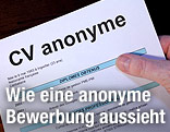 Anonymer französischer Lebenslauf