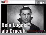 Screenshot eines Youtube-Videos mit Bela Lugosi als Dracula im Bild