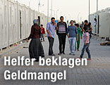 Syrische Flüchtlinge in einem Flüchtlingscamp in der Türkei