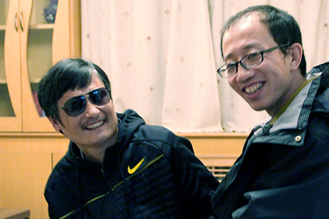 Chen Guangcheng und Hu Jia