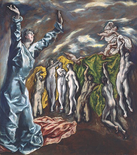 © The Metropolitan Museum of Art, New York Gemälde "Die Öffnung des fünften Siegels" von El Greco