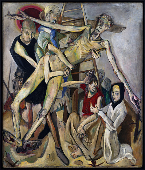 © The Museum of Modern Art, Florenz; VG Bild-Kunst, Bonn 2012 Gemälde "Kreuzabnahme" von Max Beckmann