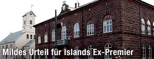 Parlamentsgeb&auml;ude in Reykjavik