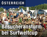 Hunderte Besucher beim Surfweltcup in Podersdorf