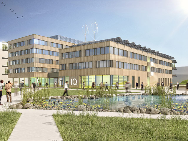 © ATP Renderwerk Rendering einer Wohnsiedlung