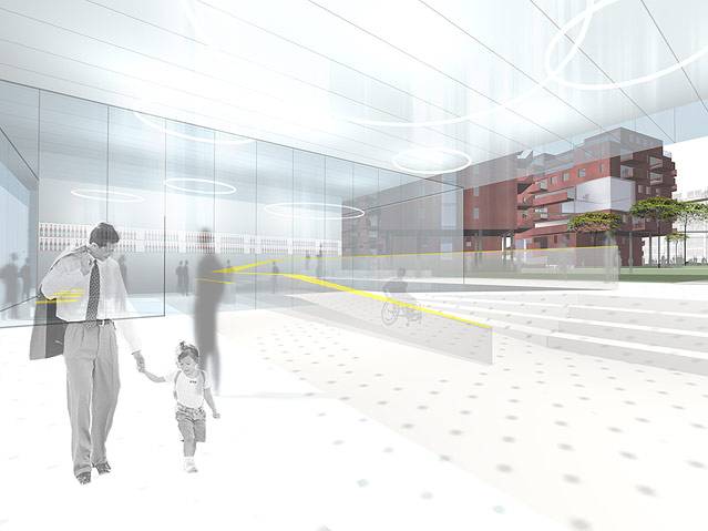 © Delugan Meissl Associated Architects Rendering einer Wohnsiedlung
