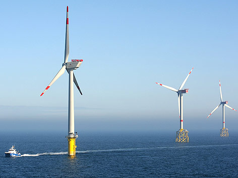 Windpark in der Nordsee