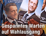 Infoblätter zur Präsidentenstichwahl in Frankreich