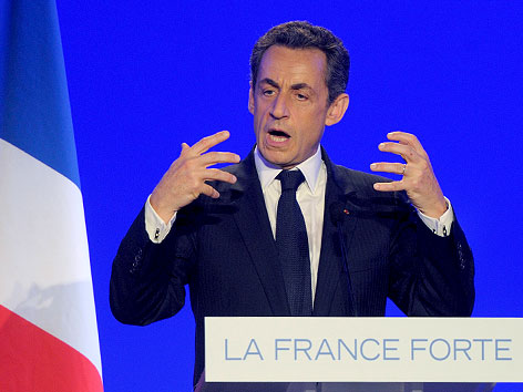 © Reuters/Philippe Wojazer Französischer Präsident Nicolas Sarkozy