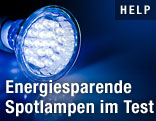 Leuchtende LED-Lampe