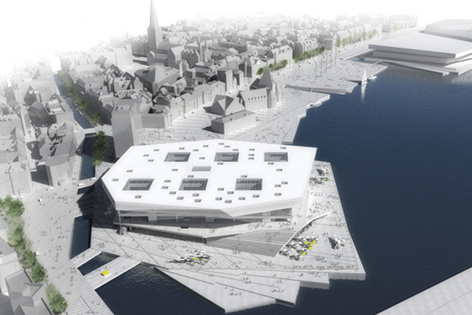 © Aarhus Urban Mediaspace Projekt des neuen Mediaspaces im Hafen von Aarhus