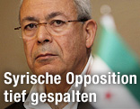 Burhan Ghalioun, Vorsitzender des Syrischen Nationalrates (SNC)