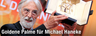 Regisseur Michael Haneke bei Preisverleihung