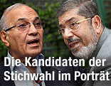 Mohammed Morsi und Ahmed Shafik