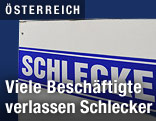 Schlecker-Firmenschild