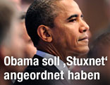 Präsident der Vereinigten Staaten Barack Obama
