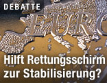 Detail einer Eurom&uuml;nze