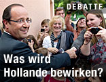 Französischer Präsident Francois Hollande