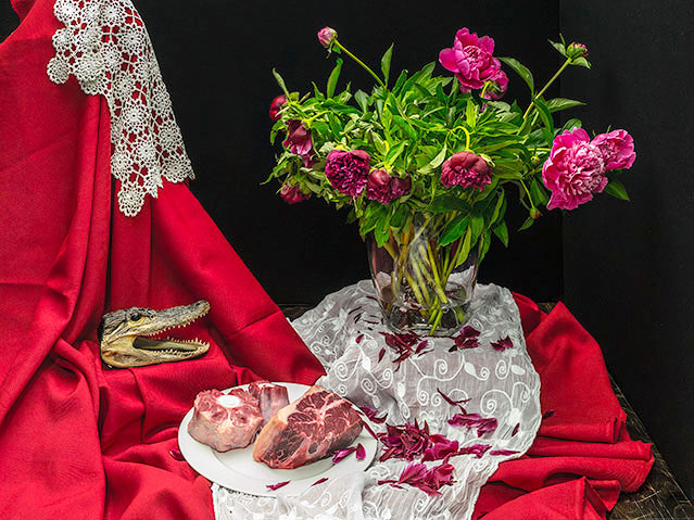 Aufnahme von der Ausstellung "freeze! dioramen und stillleben" im Naturhistorischen Museum Wien